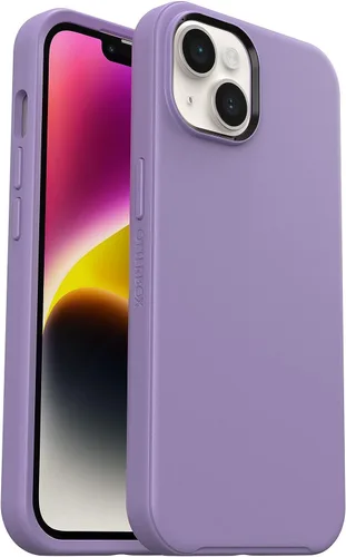Miniatura 14 de OtterBox Funda para iPhone 14 y iPhone 13 (solamente) - Serie Symmetry + - Negro - Ultra-Sleek - Se ajusta a MagSafe - Bordes elevados para proteger