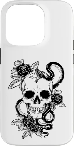 Miniatura 17 de Gothic Flower Skull Snake Roses Case for iPhone 16