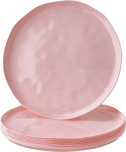 Miniatura 30 de Mini cuencos de postre Platos de postre ovalados Colección Lava Niebla rosa 6 piezas