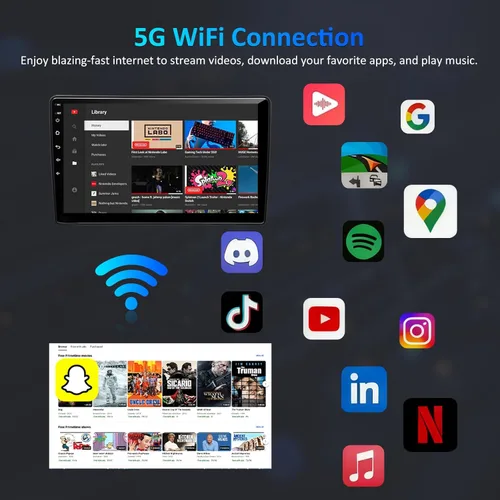Miniatura 6 de Actualización de radio de coche 4G+64G para Ford F150 2009-2014: estéreo de coche Android 15 para radio F150 con pantalla táctil de 9 pulgadas