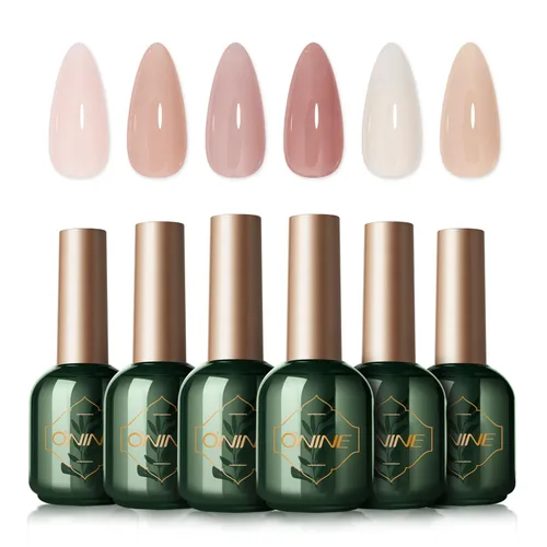 Miniatura 8 de 3Free - Juego de esmaltes de uñas de gel – 0.35 oz colección Nude Blue, sin HEMA, sin TPO y sin dihema, esmalte de gel no tóxico UV LED para pieles