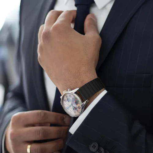 Miniatura 8 de Correa de reloj, correas magnéticas para reloj inteligente, correa de silicona de liberación rápida de 0.787 in 0.866 in correas de reloj