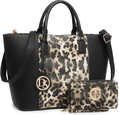 Miniatura 37 de Dasein Satchel Purse Handbag for Women Large Shoulder Work Tote Bag With Matching Wallet