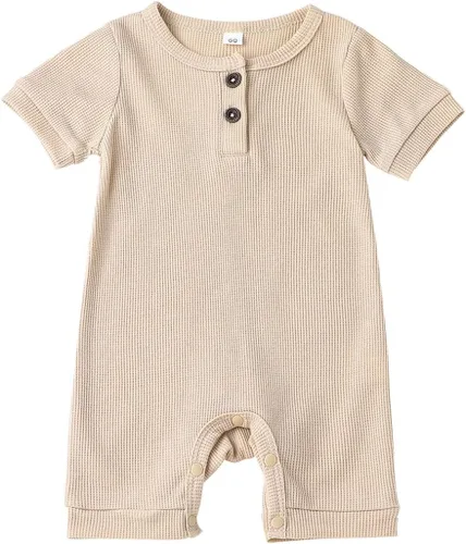 Miniatura 9 de Jumper de algodón y lino sin mangas con volantes para bebé. Ropa de verano.