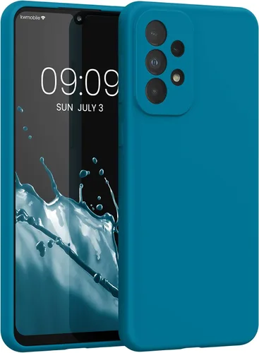Miniatura 177 de kwmobile Funda Compatible con Samsung Galaxy A14 5G - Funda de teléfono de TPU y silicona con acabado suave - Verde Lima