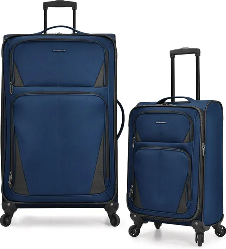 Miniatura 55 de U.S. Traveler Aviron Bay - Equipaje extensible con ruedas giratorias, Color verde azulado.), US08125E23