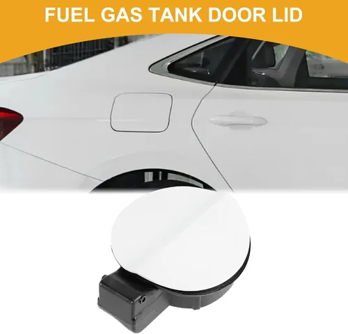 Miniatura 2 de Tapa de la puerta del depósito de combustible para Volkswagen CC 2006-2012 Llenadora de combustible Flap Cover Bolt Type No.3C8809857C ABS blanco