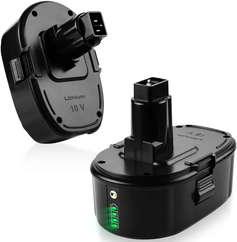 ANTRobut Paquete de 2 baterías de litio de 6.5 Ah 18 V de repuesto para batería Dewalt de 18 V DC9099 DW9096 DW9098 DW9099 DW9095 DC9096