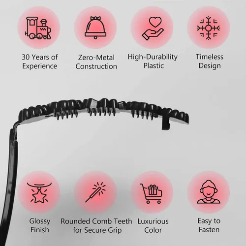 Miniatura 4 de Juego de 24 pinzas para el cabello, pasadores para el cabello para mujeres y niñas, accesorios para el cabello grueso y fino, pequeño, negro