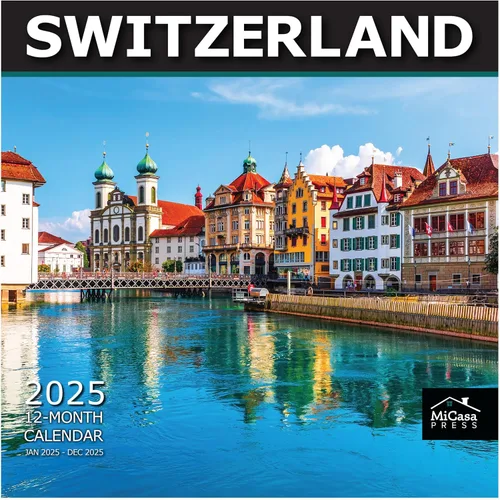 Miniatura 16 de MICASA PRESS European Destinations - Calendario de pared 2026 de 12 meses 12 x 24 pulgadas abierto Papel grueso y resistente Regalar