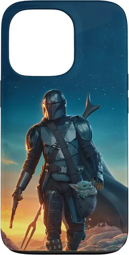 Miniatura 10 de iPhone 11 Pro Max Star Wars The Mandalorian and Grogu Sunset Poster Case