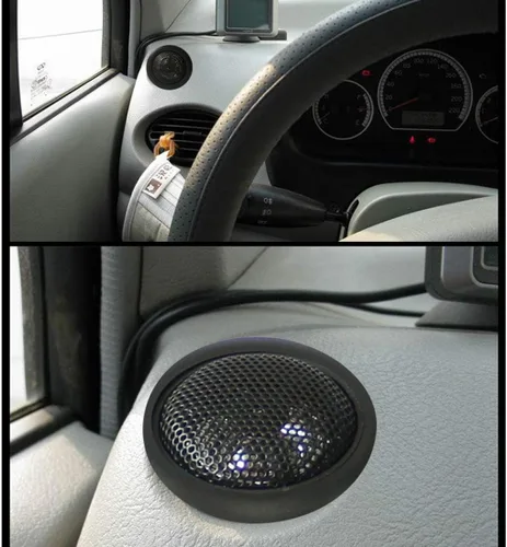 Miniatura 4 de Altavoz de agudos para automóvil de 1 pulgada, 200 W, cúpula de seda, tweeters componente de audio, sistema de altavoces premium, kit de tweeter
