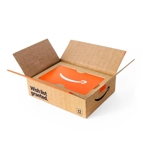 Tarjeta de regalo de Amazon.com en varias cajas de regalo. | Gift Box