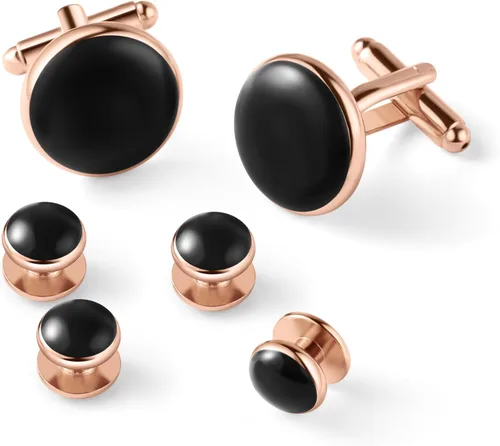 Miniatura 36 de Zealmer gemelos de acero inoxidable 316L para hombres, negocios, bodas, 1 par