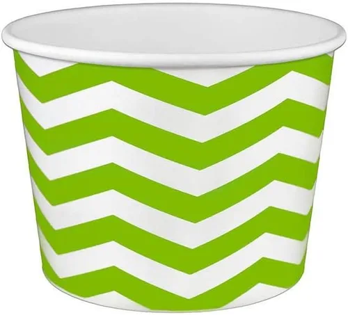 Miniatura 3 de Heyiwell Vasos de papel de 16 onzas para helado y yogur congelado, cuencos de postre, aperitivos para alimentos calientes o fríos, 50