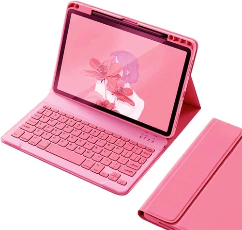 Miniatura 8 de kaitesi Funda para teclado para iPad 9ª 8ª 7ª generación 10.2/ Air 3ª generación Pro 10.5, cubierta inteligente de folio inteligente con teclado
