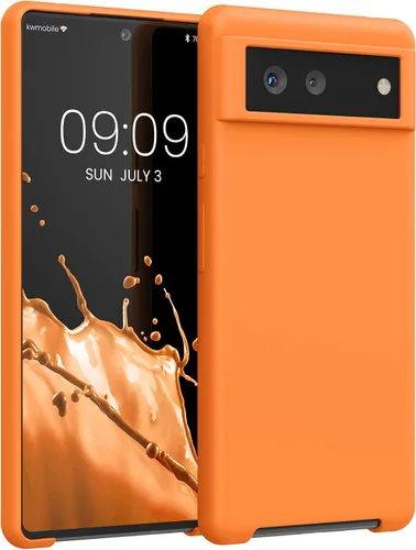 Miniatura 363 de kwmobile Funda Compatible con Google Pixel 6 Pro - Funda de teléfono de silicona TPU con acabado suave - Azul Arrecife