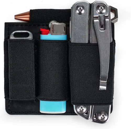 VIPERADE PL7 Organizador Portador EDC, Bolsa Elástica de Accesorios con Cierre de Gancho y Velcro para Mochila, Chaleco Táctico, Bolsa EDC