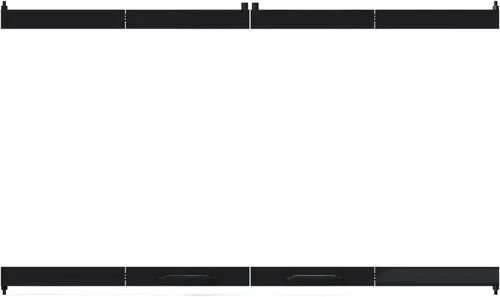 Miniatura 5 de Puertas de vidrio para chimenea de calentador modelo # A42C, A42R (acabado negro)