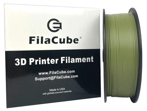 Miniatura 9 de Verdor (Tono Verde-Amarillo) Filamento PLA para Impresora 3D de 1.75mm - FilaCube 1.75 mm 1kg PLA 2 Filamento de Impresión 3D [Hecho en EE.UU.]
