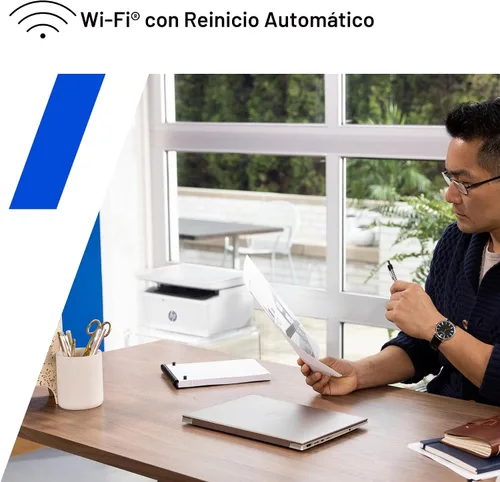 Miniatura 8 de HP Laserjet MFP M140w Impresora inalámbrica en blanco y negro, impresión, escaneo, copia, velocidades rápidas, fácil configuración, impresión móvil