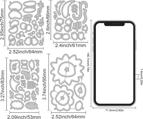 Miniatura 3 de INFUNLY Juego de Troqueles de Corte para Animales DIY Troqueles de Metal para Hacer Tarjetas Pequeños Troqueles en Relieve para Álbum de Recortes