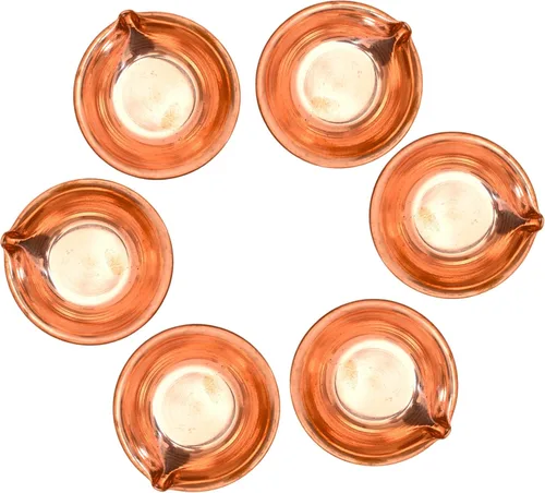 Miniatura 10 de Shankh Diya Deepam Vishnu Diya Shankhu Deepam Lámpara tradicional profunda para Pooja Aarti Templo Mandir Decoración Decoración y Regalo
