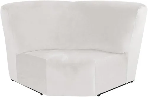 Miniatura 16 de Funda de terciopelo para sofá esquinero, 1 pieza adicional para asiento esquinero, protector para sofá reclinable en forma de L, decoración