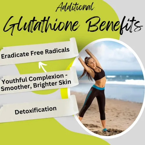 Miniatura 4 de Research Labs Suplemento de glutatión liposomal con Gluta-IV™, absorción mejorada 100x sobre glutatión en polvo. 2 Fer 1 anuncio, 120 cápsulas