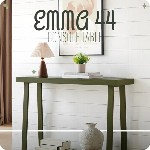 Miniatura 3 de Kings Brand Furniture Emma Mesa consola estrecha con estante inferior perfecta para mesa de sofá, mesa de entrada para pasillo, detrás del sofá