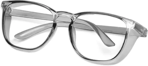Miniatura 15 de Elegantes gafas de seguridad para mujeres y niñas, gafas anti-vaho, gafas protectoras, gafas transparentes Azul + rosa