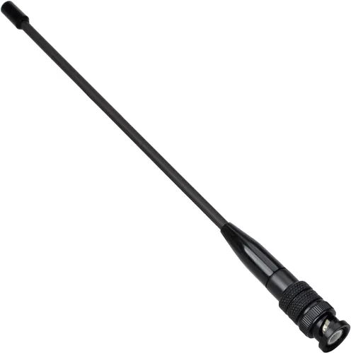 HYS Antena telescópica de doble banda/varilla suave VHF/UHF BNC (8 pulgadas) - (14 pulgadas) 2M/70CM Antena para Vertex HR146, HX300, HX320, HX400