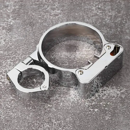 Miniatura 7 de Fydun - Soporte de reubicación para velocímetro, aleación de aluminio para instrumentos de motocicleta XLH 1200 XLH 883 XL 1200 L (chapado en plata)