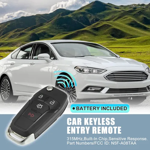 Miniatura 2 de X AUTOHAUX 2 unids 315 MHz N5F-A08TAA reemplazo inteligente de proximidad sin llave llave remoto llavero para Ford Fusion 2013 2014 2015 2016 4