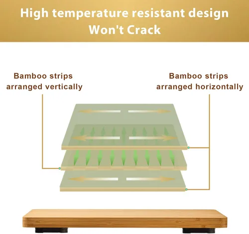 Miniatura 5 de Tabla de cortar compatible con el mini horno tostador inteligente Breville BOV450XL, accesorios para horno de sobremesa, con pies de silicona