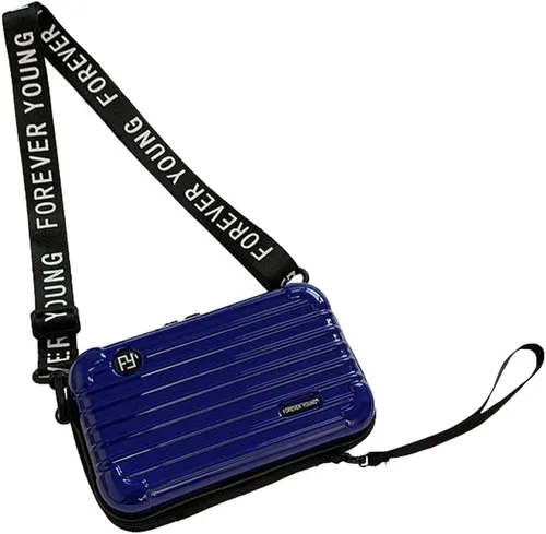 Miniatura 12 de Maleta multifuncional de viaje de PVC rígido, bolsa de maquillaje y artículos de tocador portátil para mujer, bolsa cruzada de almacenamiento