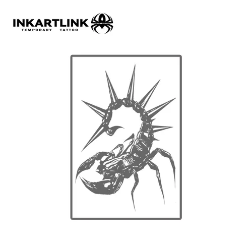 Miniatura 3 de INKARTLINK Tattoo Tech, 2 hojas de tatuaje semipermanente mediano, tatuajes temporales de diseño artístico para adultos, dura 1-2 semanas