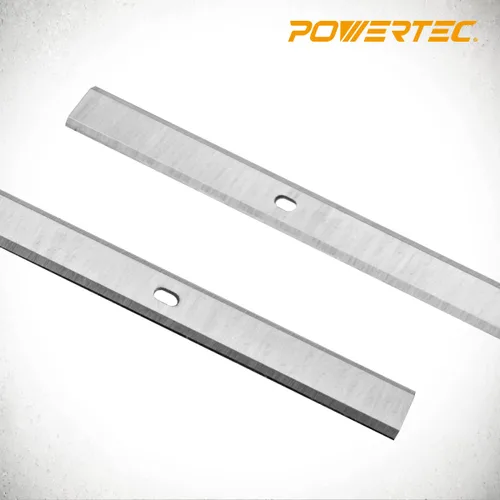 Miniatura 2 de POWERTEC Cuchillas cepilladoras de 12 pulgadas para Craftsman 21722, 21780, Harbor Freight Central Machinery Surface Planer 95082, repuesto