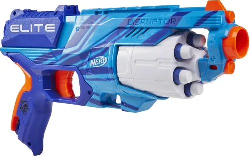 Nerf Elite Disruptor Blaster Reflex, Slam Fire, azul (exclusivo de Amazon)