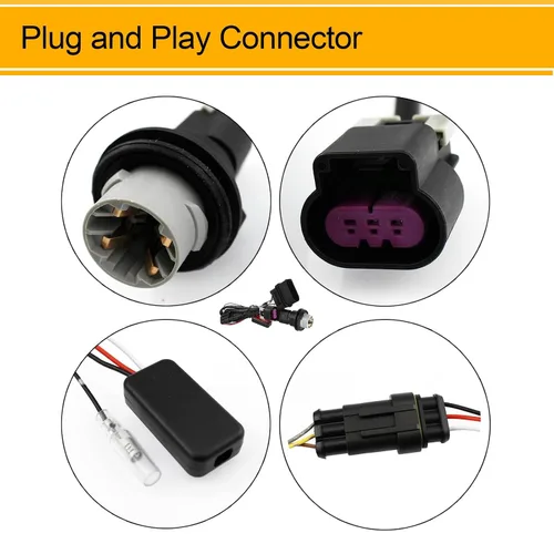Miniatura 3 de Adaptador de Cables de Conversión de Faros de Proyector de Fábrica a Reflector Base de Fábrica, Convertidor de Faros de Proyector de Fábrica