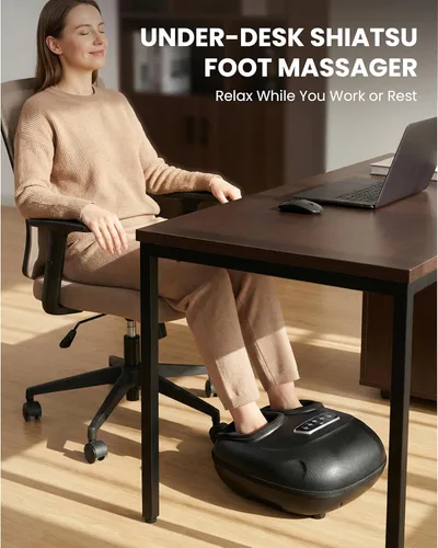 Miniatura 2 de CILI Masajeador de Pies Shiatsu Elegible para FSA HSA, Máquina Masajeadora Eléctrica de Pies con Calor para Fascitis Plantar, Amasado Vibración