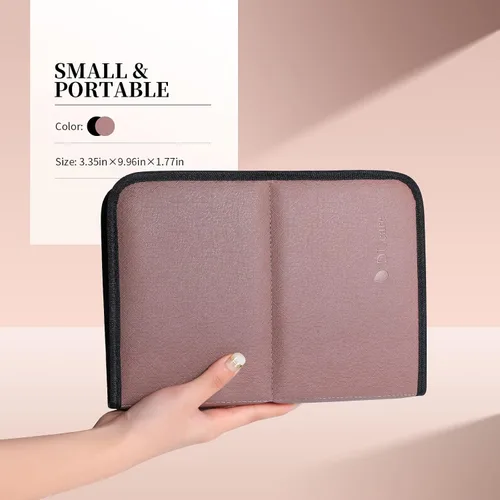 Miniatura 6 de DUcare Organizador de brochas de maquillaje, 30 piezas, fundas de viaje plegables, brochas de maquillaje, bolsa de cosméticos de pie, almacenamiento