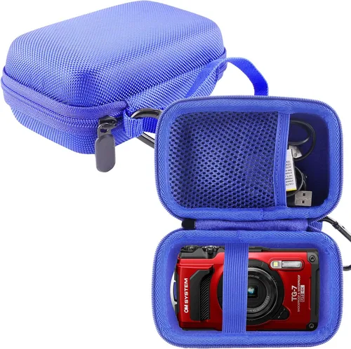 Miniatura 10 de Estuche rígido para cámara digital Olympus Tough TG-7/TG-6/TG-5/TG-4 (rosa)