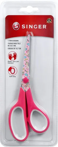 Miniatura 5 de SINGER 7 cuchillas antiadherentes, tijeras con estampado de unicornio, multicolor