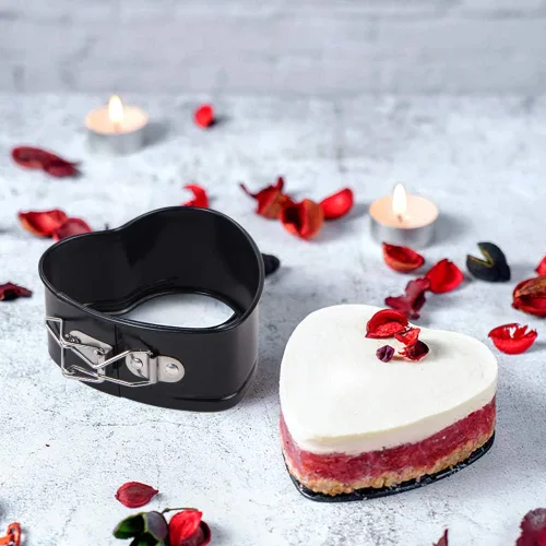 Miniatura 4 de Webake Springform - Juego de 2 moldes para tartas de queso con forma de corazón de 4 pulgadas, accesorios de Instapot, olla a presión, freidora