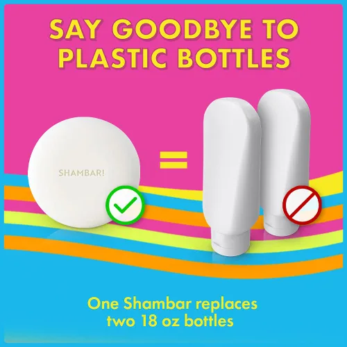Miniatura 4 de Shambar HYDRATE - Barra de champú y acondicionador natural Lavado de cabello sólido con miel de manuka y mango Barra de champú segura sin