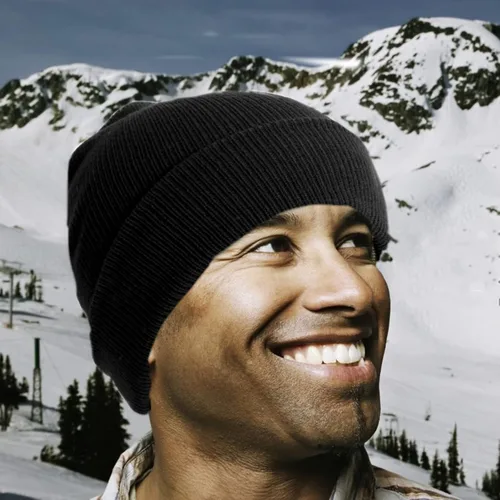 Miniatura 6 de 1 y 2 paquetes de gorros unisex para hombres y mujeres, gorros de punto de invierno