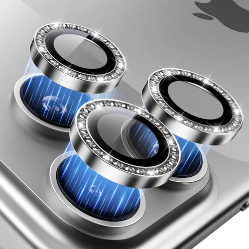 Miniatura 9 de Hoerrye Protector de lente de cámara para iPhone 17 Pro Max/17 Pro - [Vidrio templado superior 9H+ - grado militar de 12 pies] HD Invisible Fit Gris