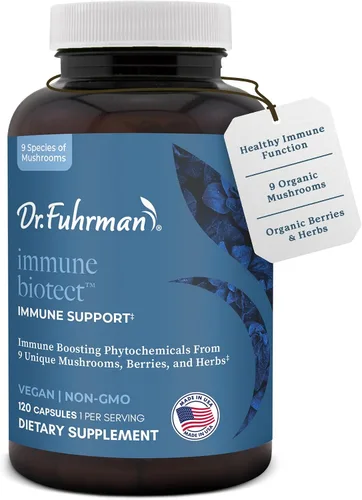 Miniatura 7 de Dr. Fuhrman Suplemento de apoyo inmunológico totalmente natural Vitamina derivada de alimentos integrales para defensa de la inmunidad