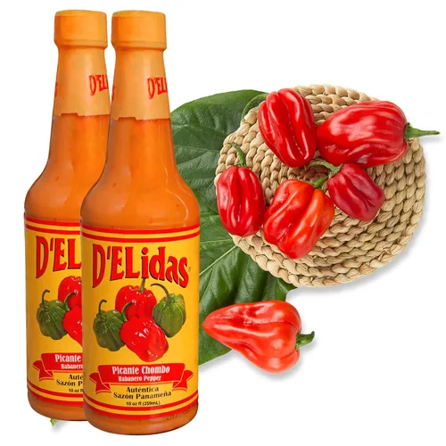 Miniatura 14 de D'ELIDAS Salsa picante Habanero, salsa picante de pimienta habanero natural, salsa chombo picante #1 en Panamá, sin OMG, salsa habanero alimentaria